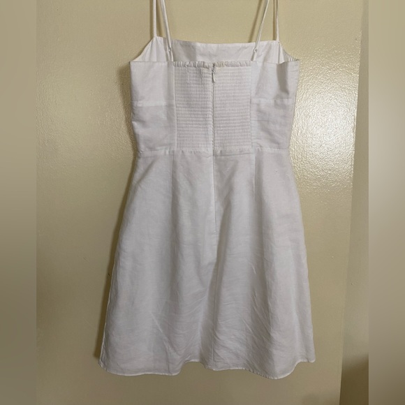 Sunday Best Quaint Linen Dress - Picture 3 of 4
